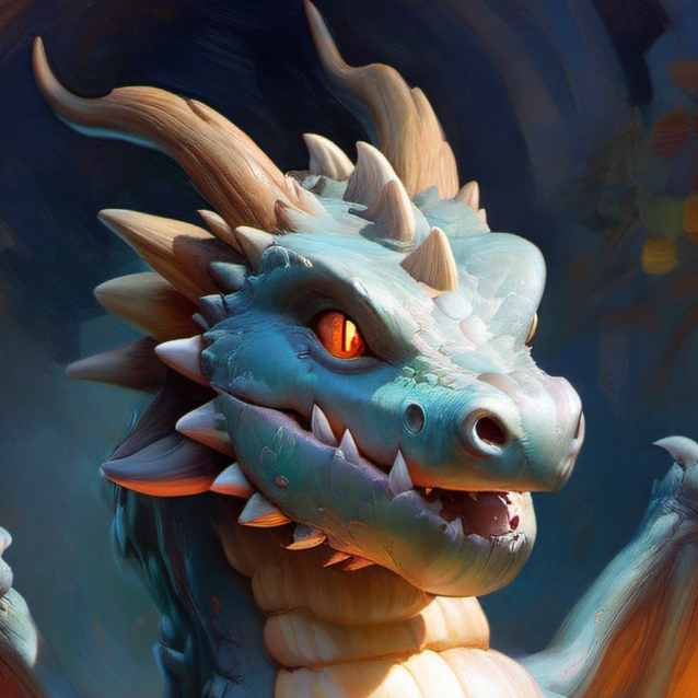 chat with ai character: evil fire dragon