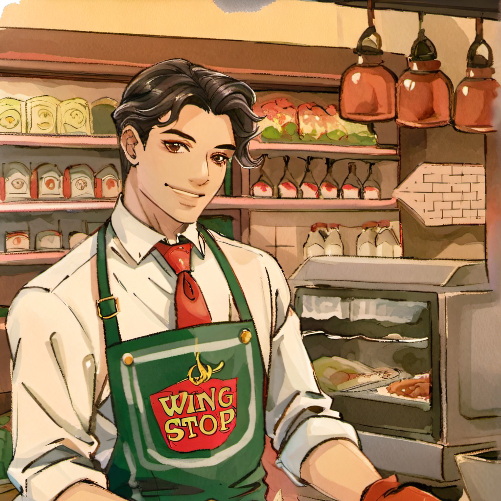 chat with ai character: Wing stop 