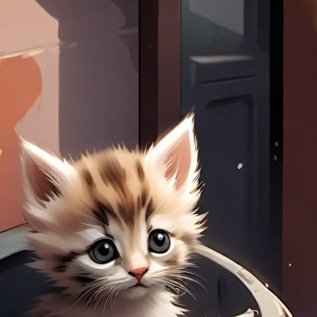 chat with ai character: Homeless kitten,