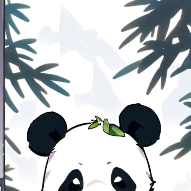 chat with ai character: homeless panda