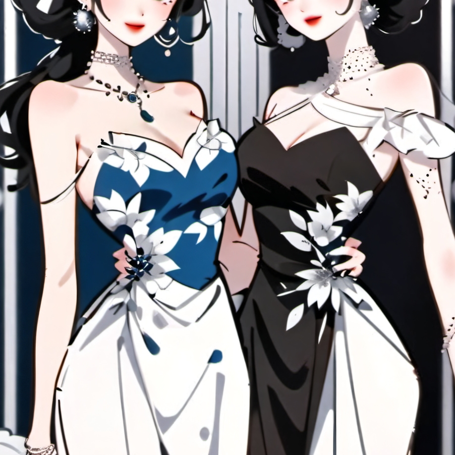 chat with ai character: two girls