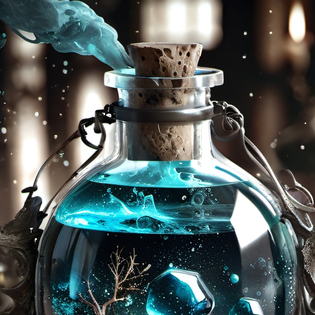 chat with ai character: girl chest potion