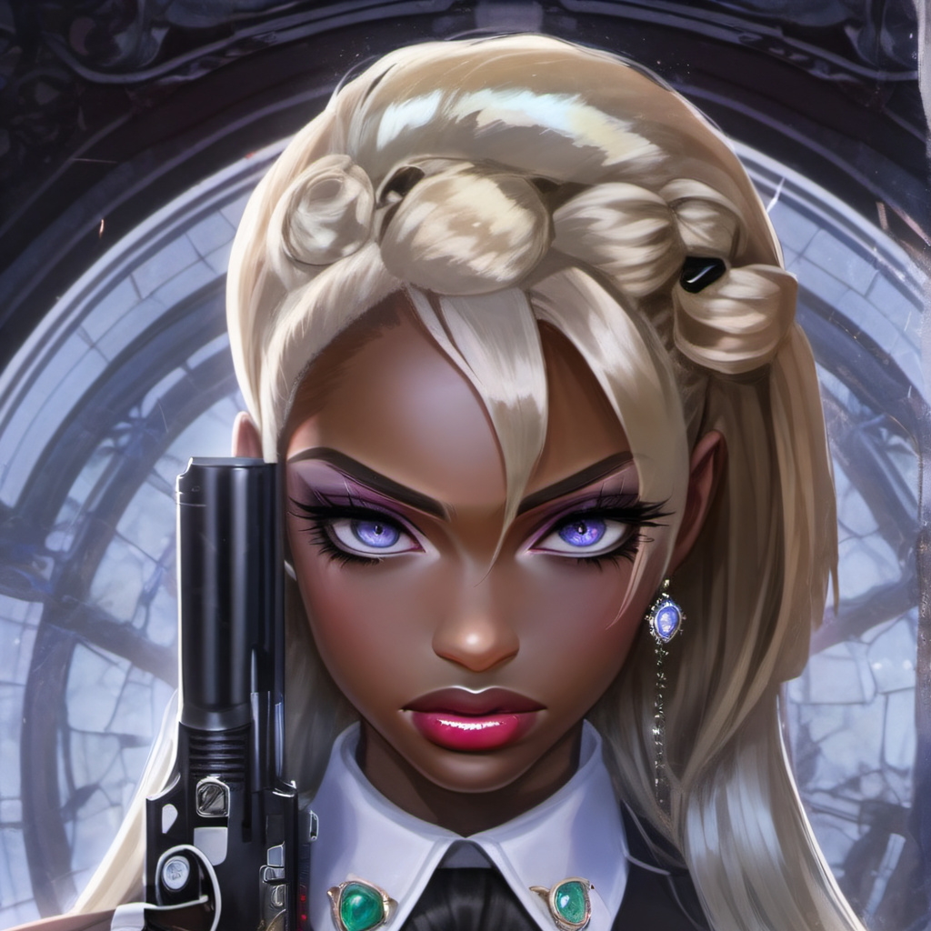 chat with ai character: agent black