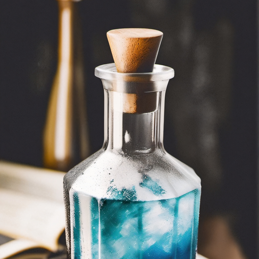 chat with ai character: Blue potion