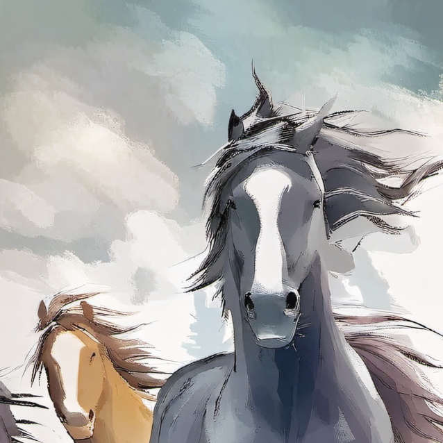 chat with ai character: Wild horses