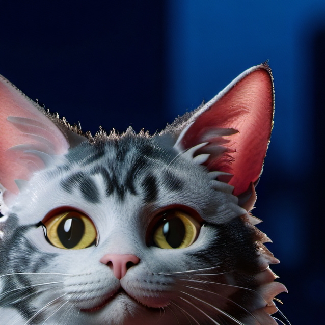 chat with ai character: a kitten with mom