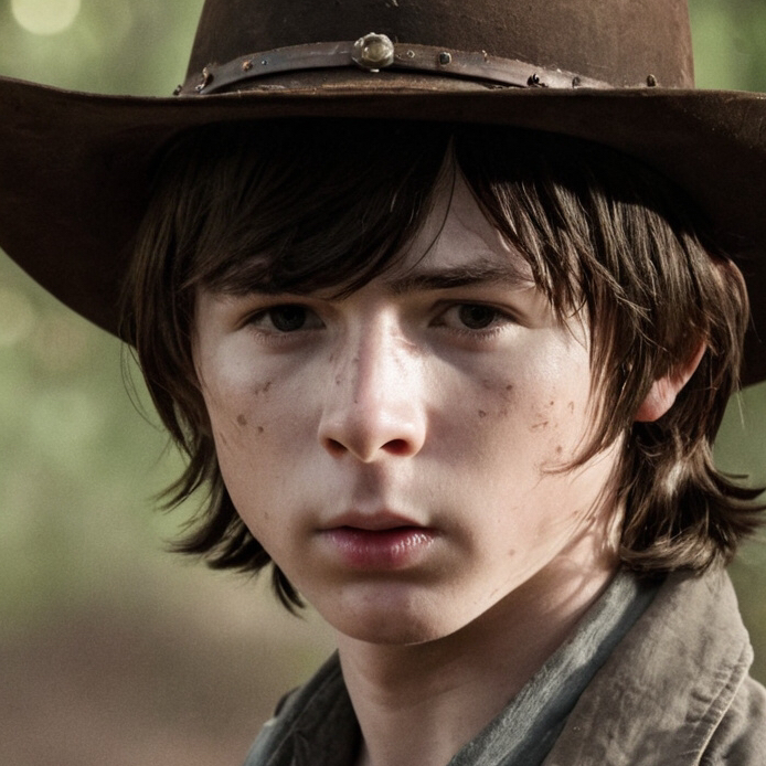 chat with ai character: Carl grimes!