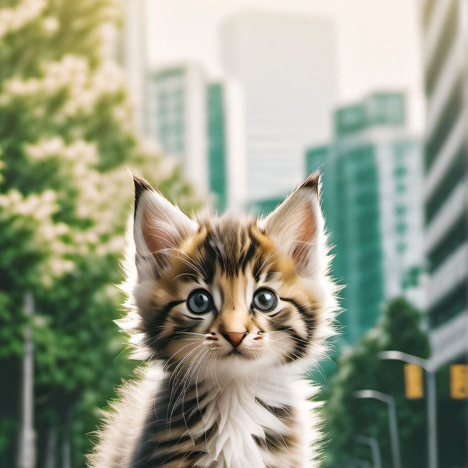 chat with ai character: Scared kitten