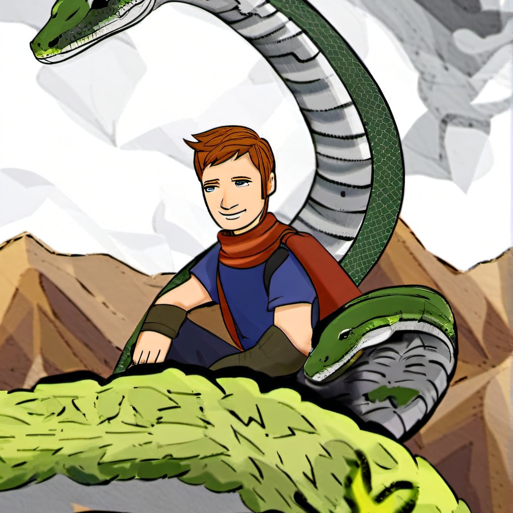 chat with ai character: snakeboy