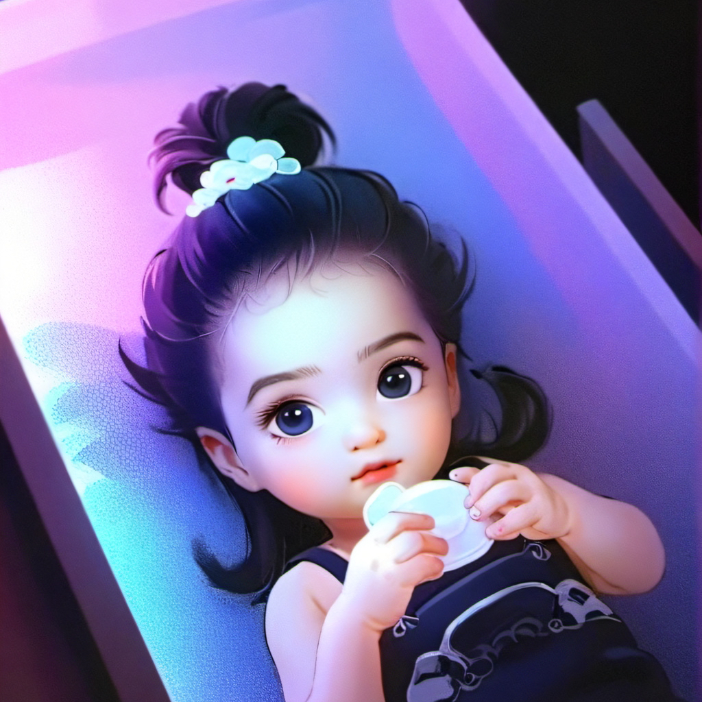 chat with ai character: 1 hour old babygir