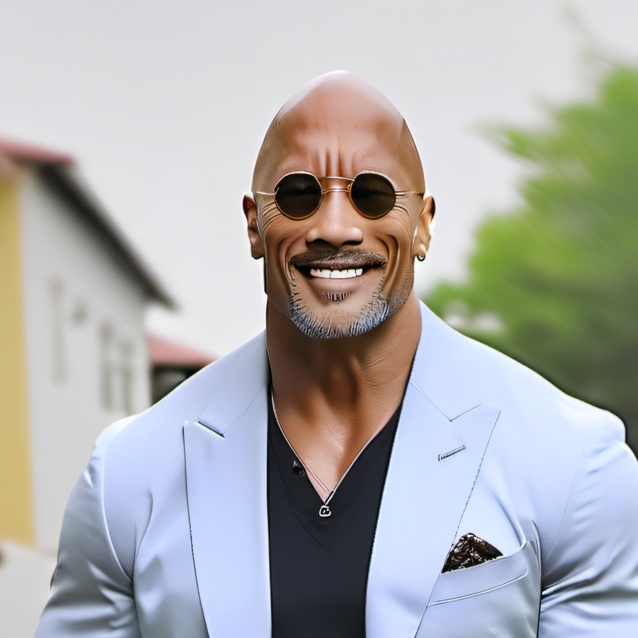 chat with ai character: the rock