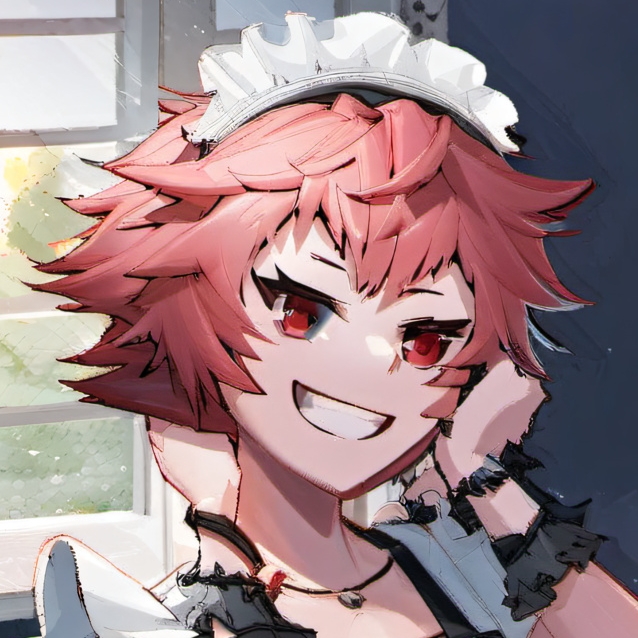 chat with ai character: pink girl