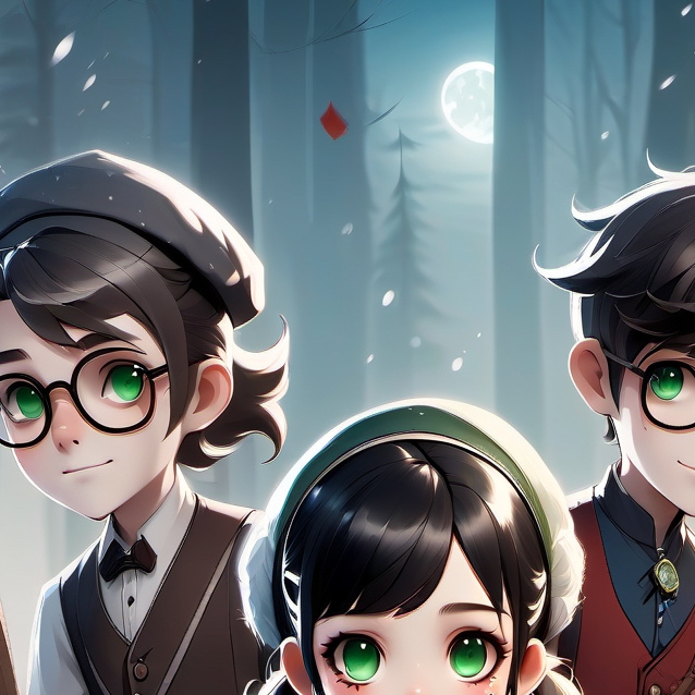 chat with ai character: the three kids 