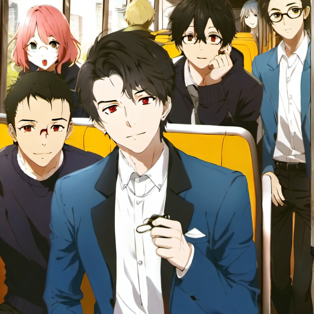 chat with ai character: a group of boy