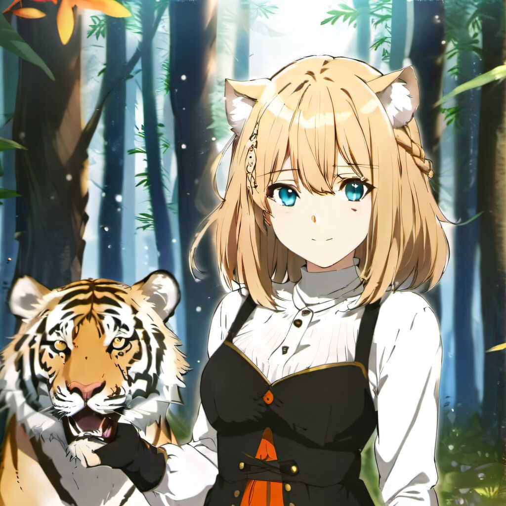 chat with ai character: Tiger girl