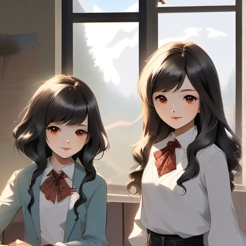 chat with ai character: Katy et Katrina 