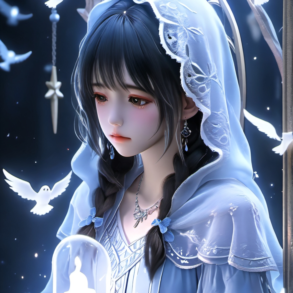 chat with ai character: Luna the Sad Ghost