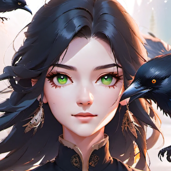chat with ai character: Raven