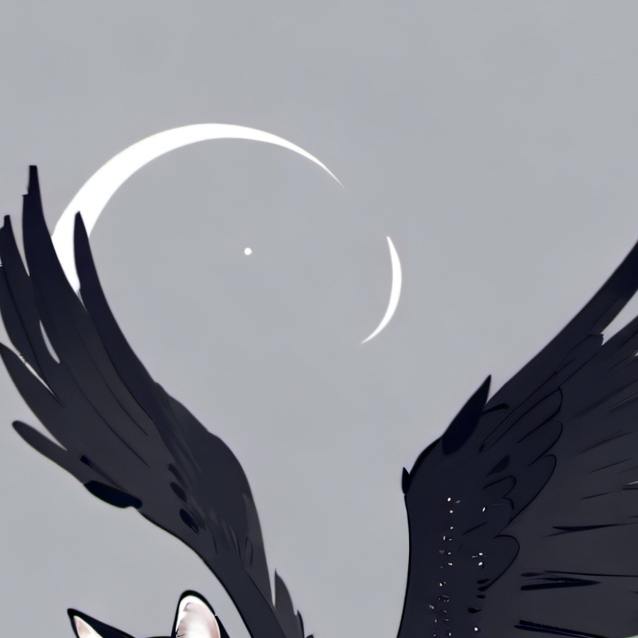 chat with ai character: flying cat