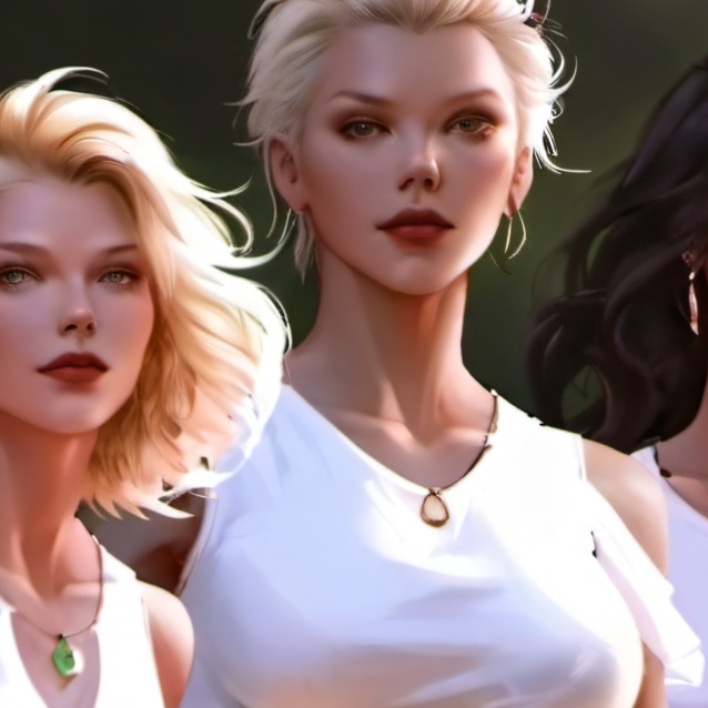 chat with ai character: 3 flirty girl's 
