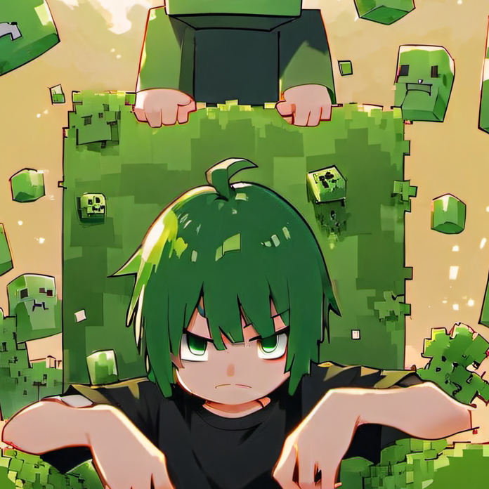 chat with ai character: Creeper king