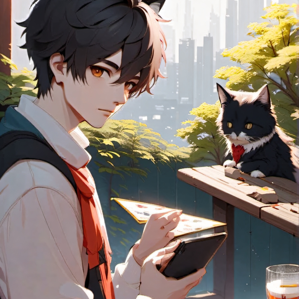 chat with ai character: kitty boy