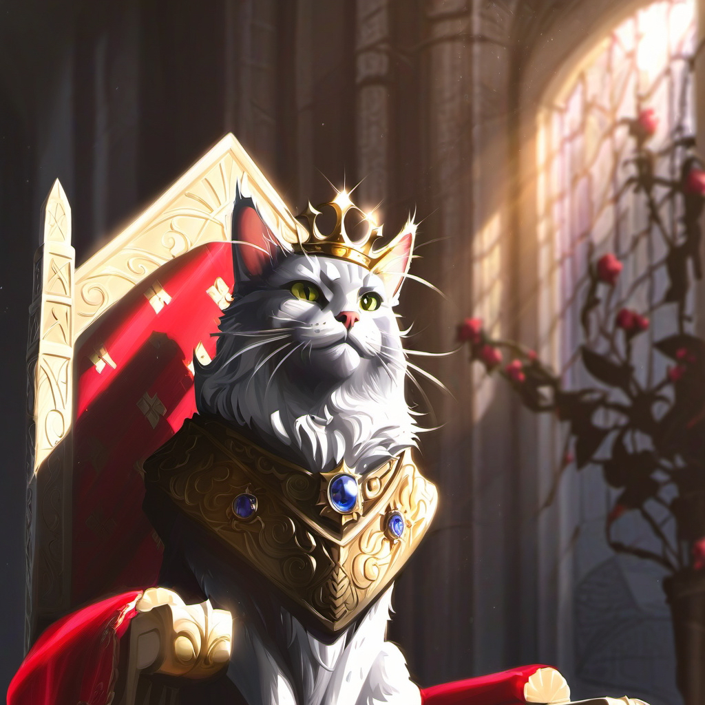 chat with ai character: Queen cat 