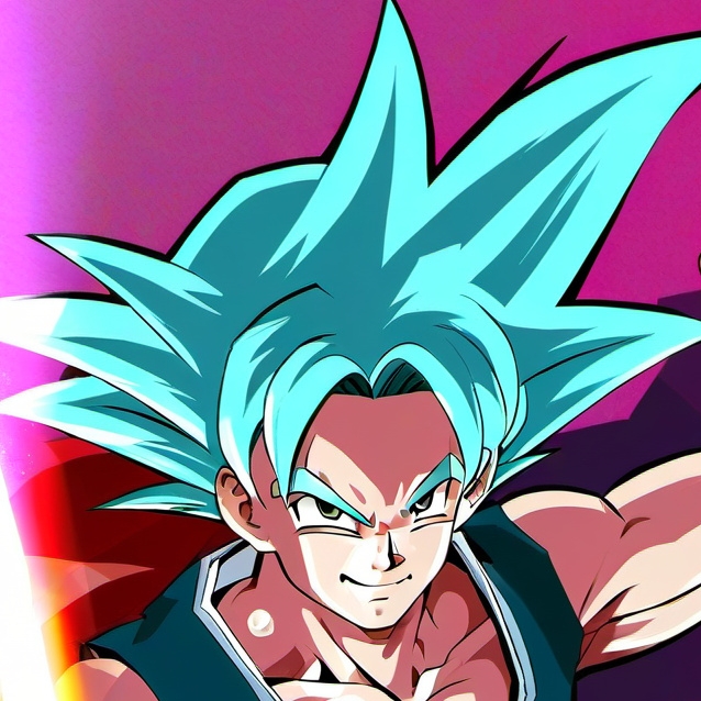 chat with ai character: rainbow goku