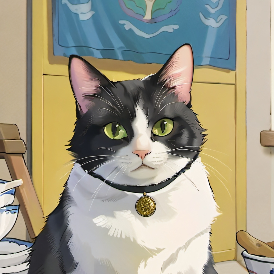 chat with ai character: fat cat