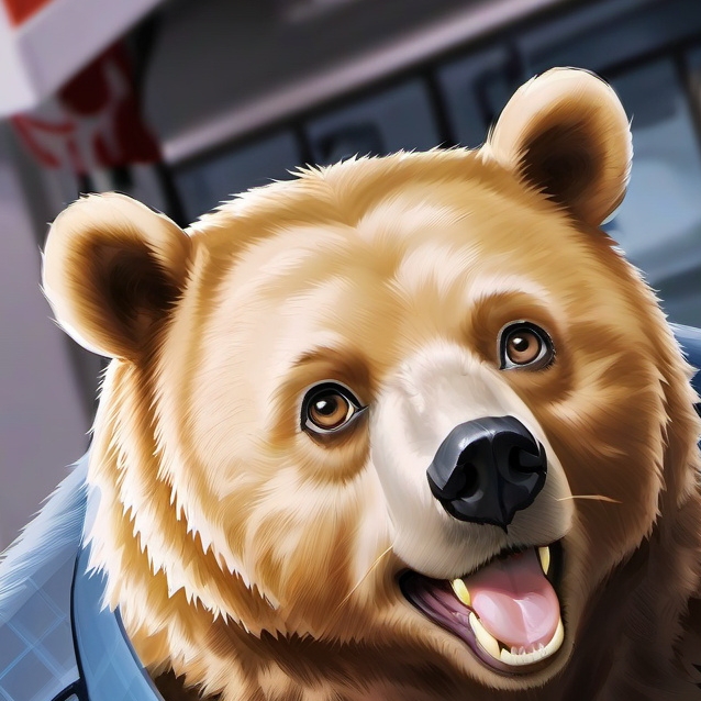 chat with ai character: bear
