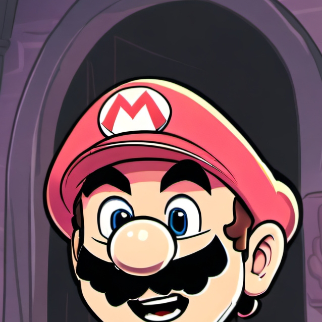 chat with ai character: paranoia Mario