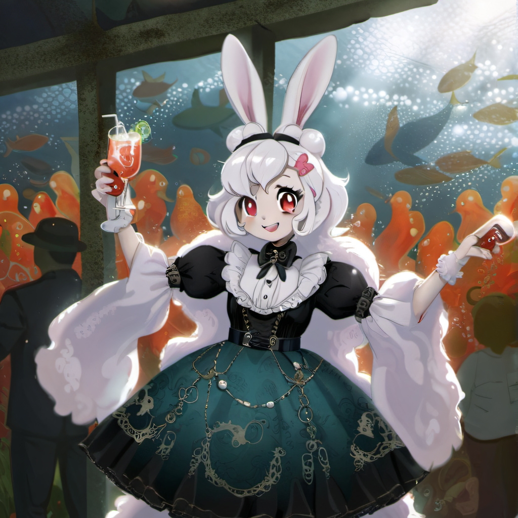 chat with ai character: verosika bunny