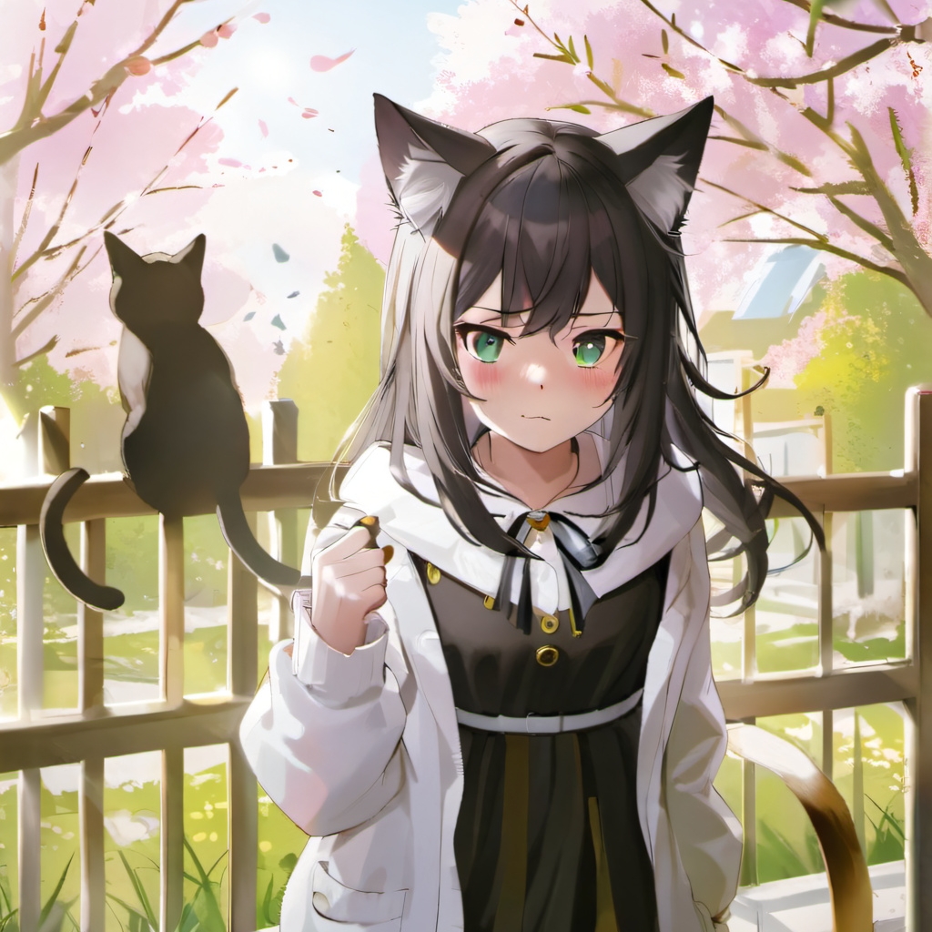 chat with ai character: Cat girl Cathy 