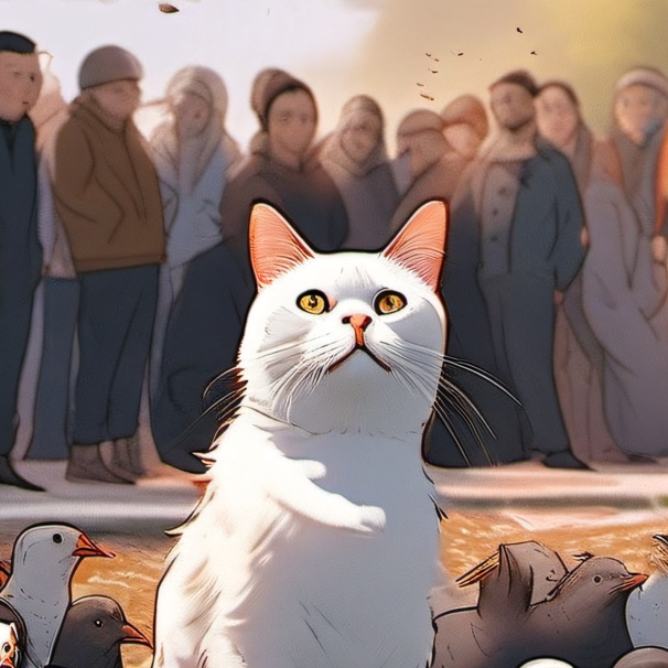 chat with ai character: cat