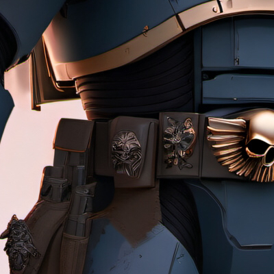 chat with ai character: Space marine