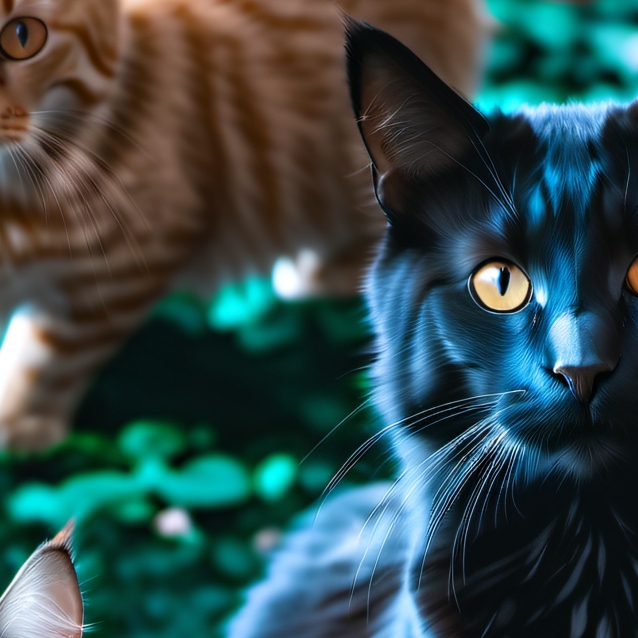 chat with ai character: cat family