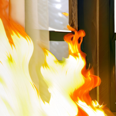 chat with ai character: Burns pillow 