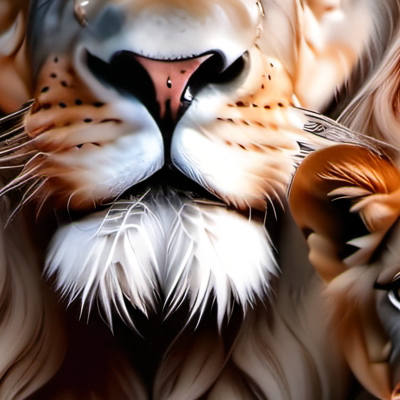 chat with ai character: Male & female lion