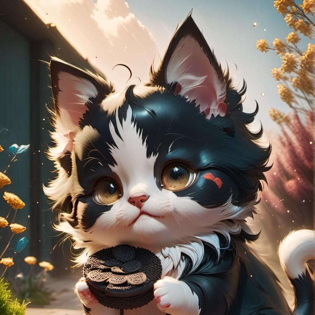 chat with ai character: miss circle cat