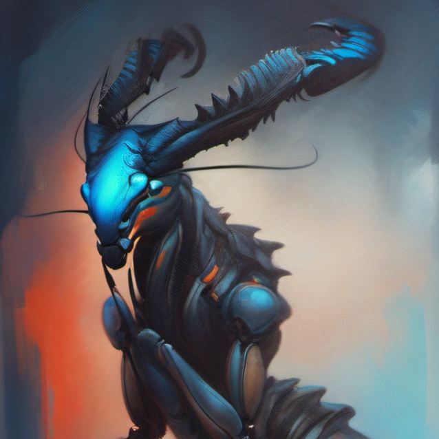 chat with ai character: Mantis Transfur