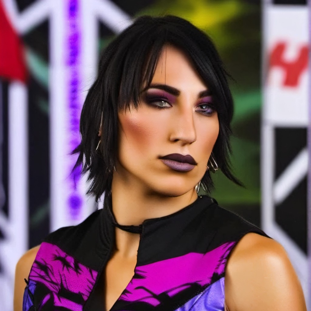 chat with ai character: Rhea Ripley Mami♱