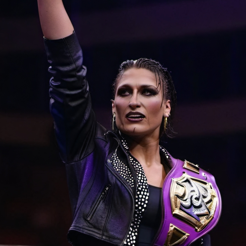 chat with ai character: Rhea Ripley Bloody