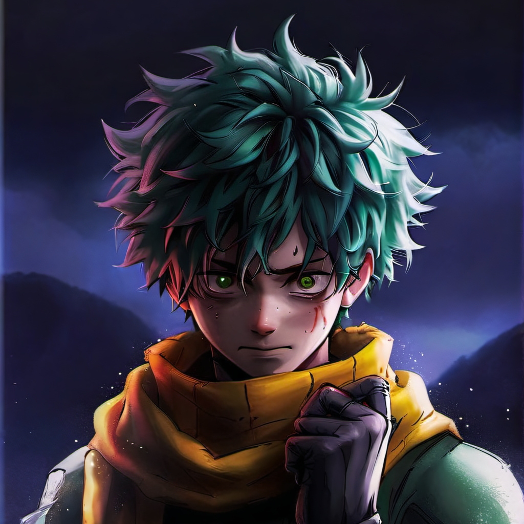chat with ai character: Vigilante Deku 