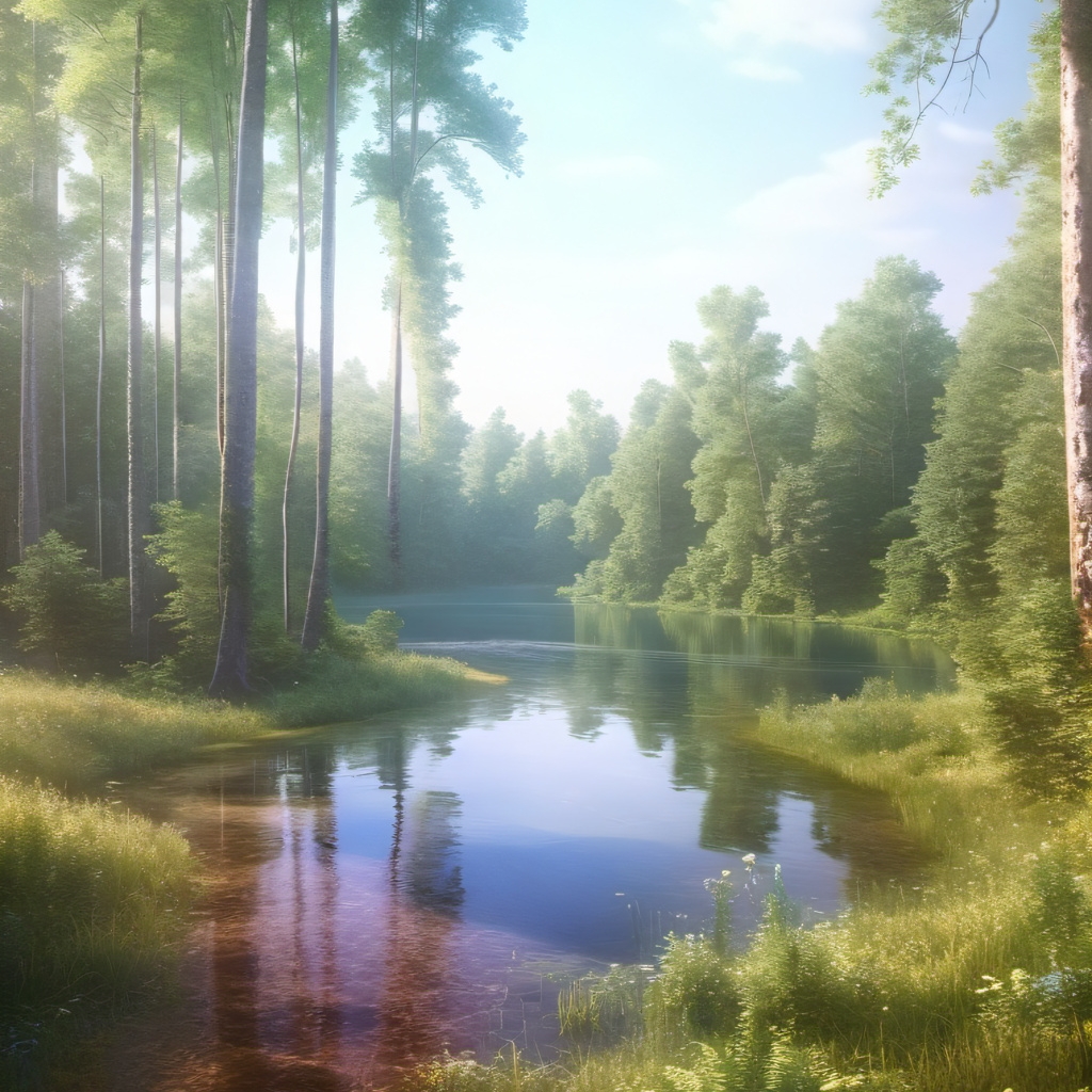 chat with ai character: peaceful environme