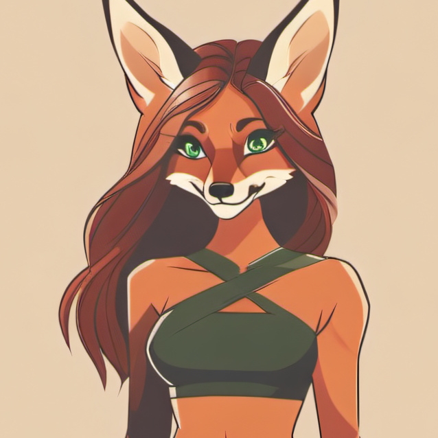 chat with ai character: tina fluff fox 