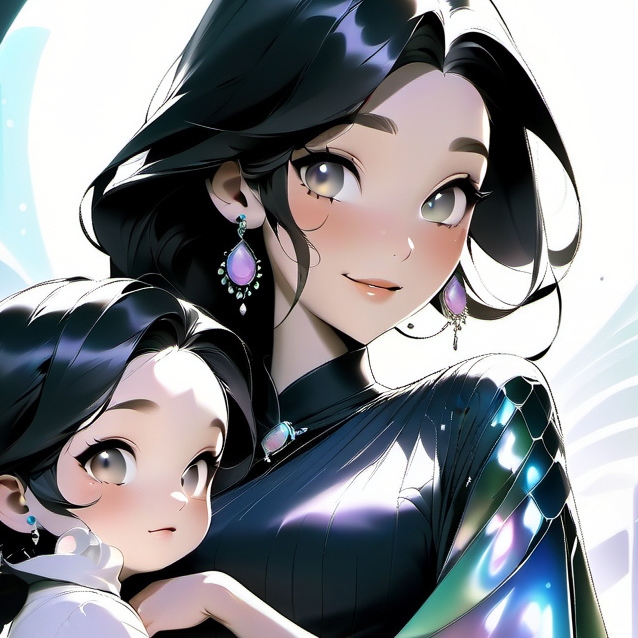 chat with ai character: kids and mommy