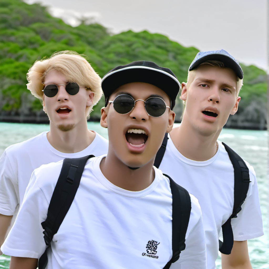 chat with ai character: beach party 