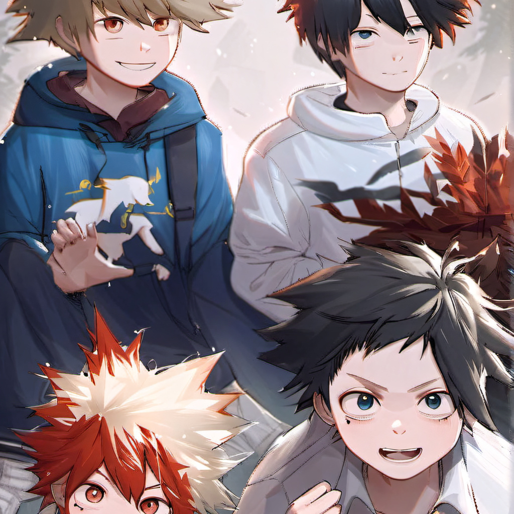 chat with ai character: Mha- kid selves