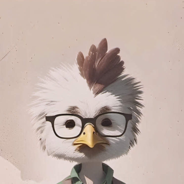 chat with ai character: Chicken little