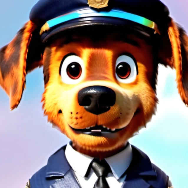 chat with ai character: dog man